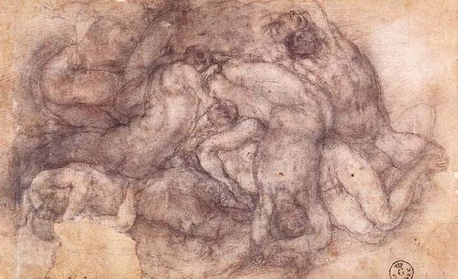 Pontormo, Jacopo Group of the Dead Norge oil painting art